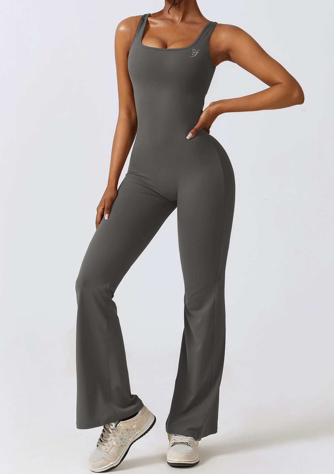 Fitliz Long Gym Jumpsuit Comfortable Long Jumpsuit